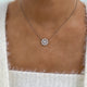 Diamond Pendant Necklace 1.9 ct White Gold