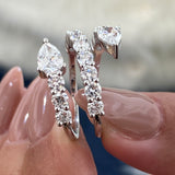 Diamond Wrap Band Ring 2.7 ct White Gold