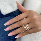 Diamond Wrap Fashion Ring 1.35 ct TCW, Yellow Gold 14K