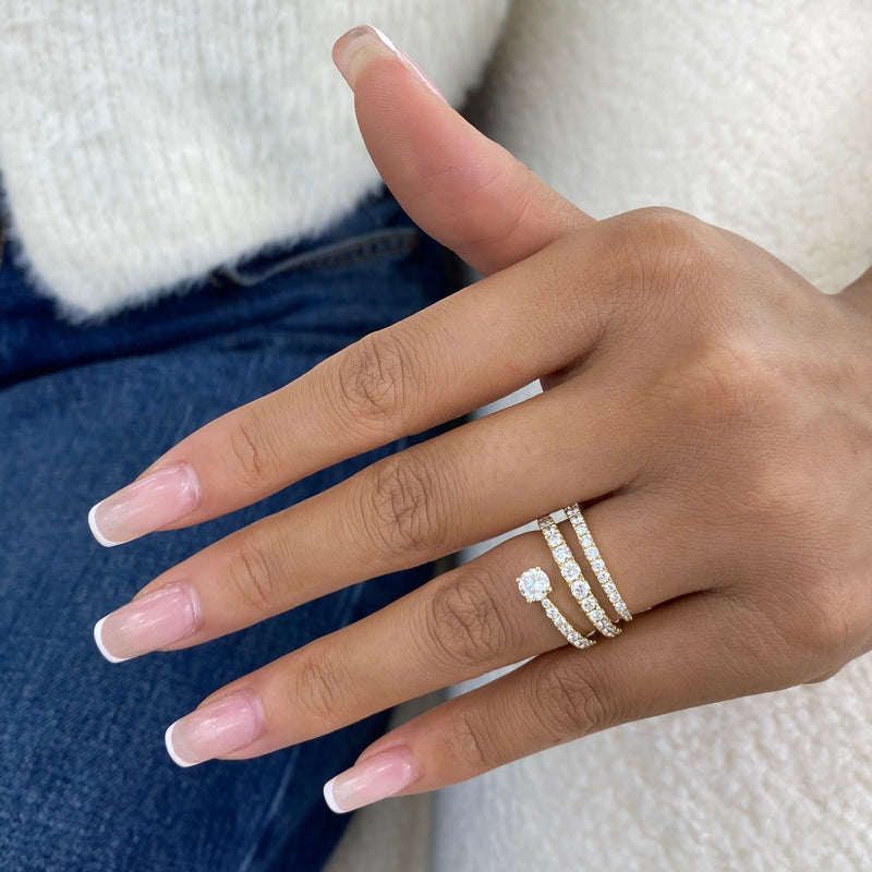 Diamond Wrap Fashion Ring 1.35 ct TCW, Yellow Gold 14K