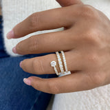 Diamond Wrap Fashion Ring 1.35 ct TCW, Yellow Gold 14K