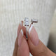 Diamond Open Ring 1.30 ct TCW, White Gold 14K