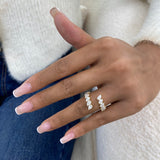 Diamond Open Ring 1.75 ct TCW, Yellow Gold 14K