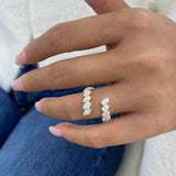 Diamond Open Ring 1.75 ct TCW, Yellow Gold 14K