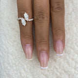 Diamond 2-Stone Fashion Ring 1.80 ct TCW, Rose Gold 14K