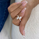 Diamond 2-Stone Fashion Ring 1.80 ct TCW, Rose Gold 14K