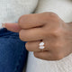 Diamond 2-Stone Fashion Ring 1.20 ct TCW, Rose Gold 14K