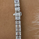 Diamond Tennis Bracelet 7.5 ct White Gold