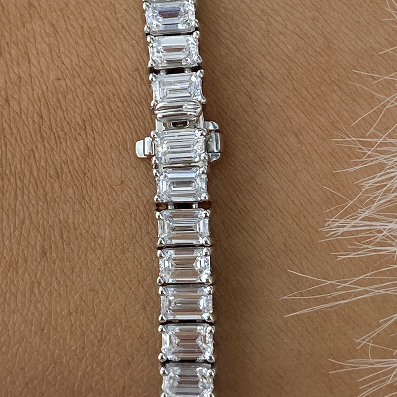 Diamond Tennis Bracelet 7.5 ct White Gold