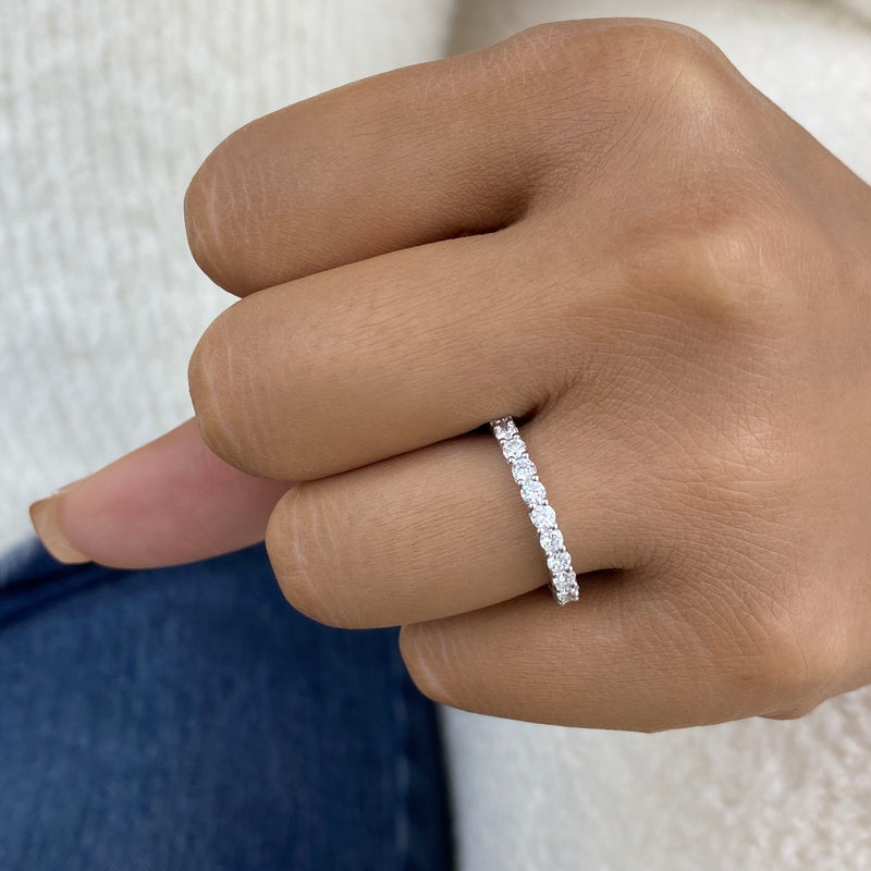 Diamond Eternity Ring 1.50 ct White Gold