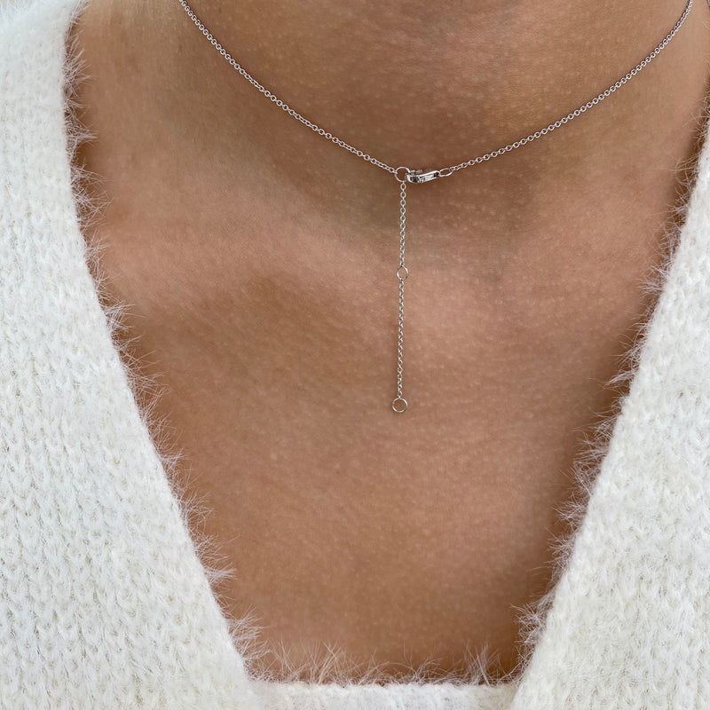 Diamond Pendant Necklace 2 ct White Gold