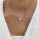 Diamond Pendant Necklace 2 ct White Gold