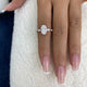 Arvion Ring 2.8 ct TCW , Solid Gold 14k