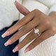Arvion Ring 2.8 ct TCW , Solid Gold 14k