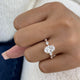 Arvion Ring 2.8 ct TCW , Solid Gold 14k