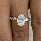 Arvion Diamond Engagement Ring Rose Gold 18k