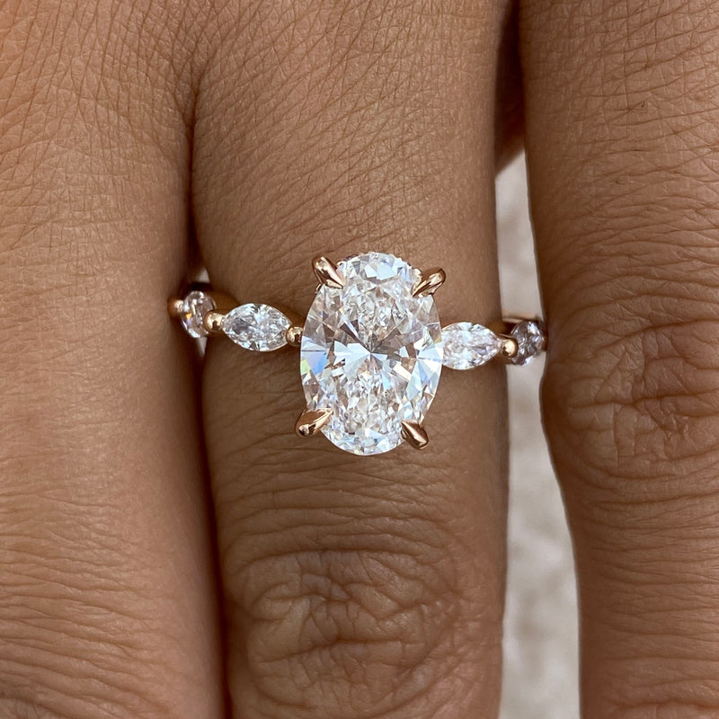Arvion Diamond Engagement Ring Rose Gold 18k