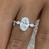 Eiravelle Diamond Engagement Ring White Gold 18k