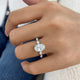 Eiravelle Ring 2.8 ct TCW , Solid Gold 14k