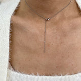 Diamond Pendant Necklace 1.46 ct White Gold