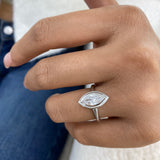 Vionne Diamond Engagement Ring White Gold 18k