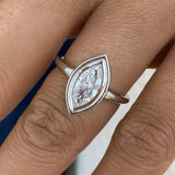 Engagement Ring 1 Carat White Gold