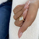 Bezel Engagement Ring 1ct TCW, 14K Gold