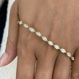 Diamond Tennis Bracelet 3.7 ct Yellow Gold