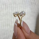 Lyvienne Diamond Engagement Ring Yellow Gold 18k