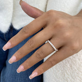 Diamond Eternity Ring 1.34 ct Rose Gold