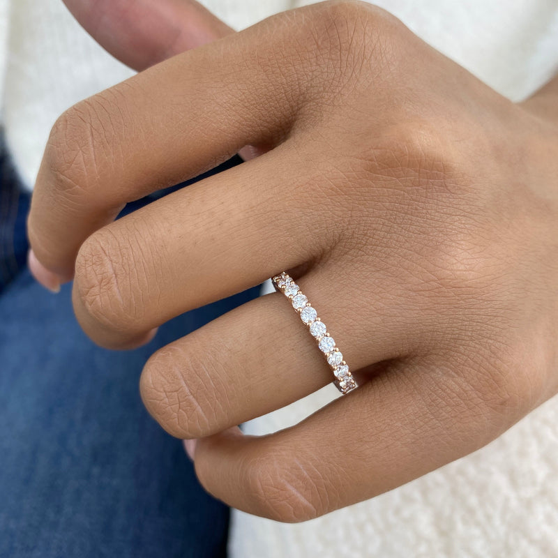Diamond Eternity Ring 1.34 ct Rose Gold