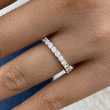 Diamond Eternity Ring 1.3 ct Rose Gold