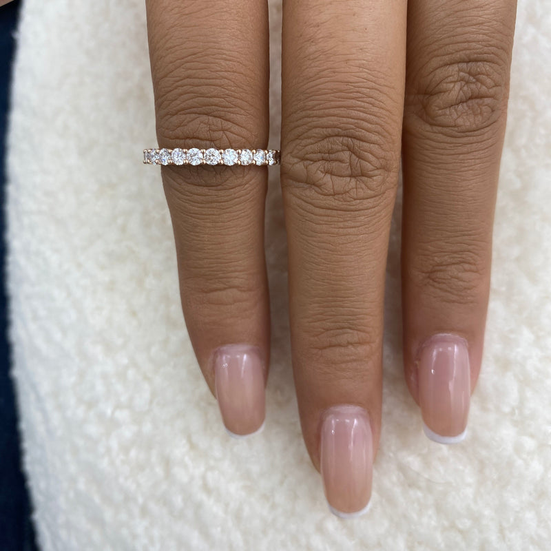 Diamond Eternity Ring 1.34 ct Rose Gold