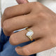 Sylara Diamond Engagement Ring Yellow Gold 18k