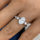 Engagement Ring 1.88 Carat White Gold