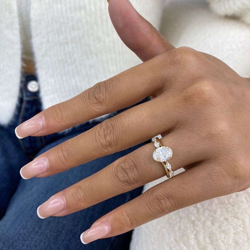 Liora Diamond Engagement Ring Yellow Gold 18k