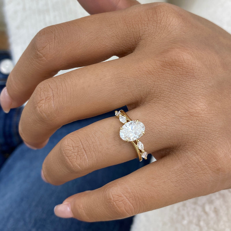 Liora Diamond Engagement Ring Yellow Gold 18k