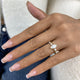 Amarisse Diamond Engagement Ring Yellow Gold 18k