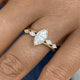 Engagement Ring 1.31 Carat Yellow Gold