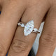 Engagement Ring 2.36 Carat White Gold