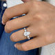 Celara Diamond Engagement Ring White Gold 18k