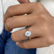 Amoria Diamond Engagement Ring White Gold 18k