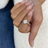 Amoria Diamond Engagement Ring White Gold 18k