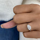 Veyra Diamond Engagement Ring White Gold 18k
