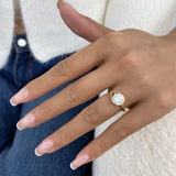 Rosavine Diamond Engagement Ring Yellow Gold 18k