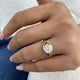 Rosavine Diamond Engagement Ring Yellow Gold 18k