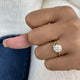 Rosavine Diamond Engagement Ring Yellow Gold 18k