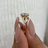 Rosavine Diamond Engagement Ring Yellow Gold 18k