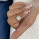 Rosavine Diamond Engagement Ring Yellow Gold 18k