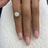 Rosavine Diamond Engagement Ring Yellow Gold 18k